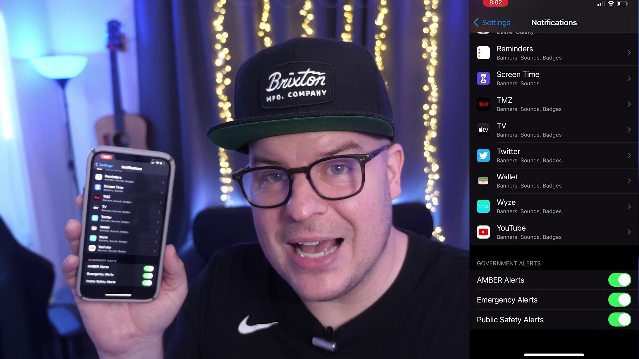 iPhone How to Turn on and Off Emergency Alerts