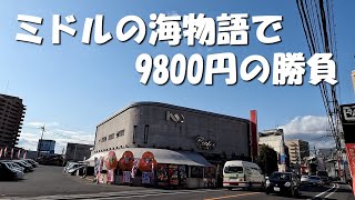 ミドルのスーパー海物語 in 沖縄5で9800円で勝負します