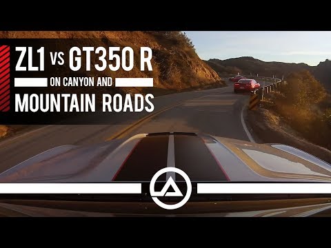 ZL1 Camaro vs Shelby GT350R vs C5 Corvette on Latigo Canyon and Decker Canyon