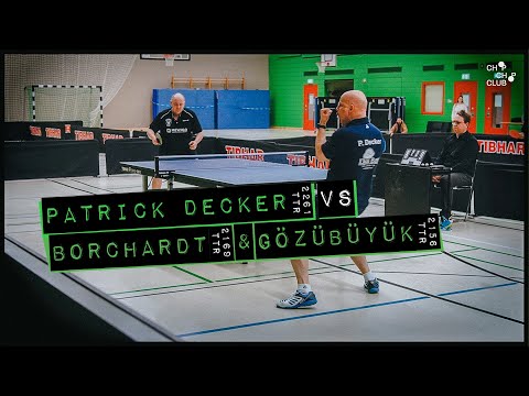 Patrick Decker vs. Borchardt & Gözübüyük (TTS Borsum X Füchse Berlin | 3. Tischtennis Bundesliga N.)