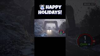 ☃️Happy Holidays! Beautiful footage of the blizzard rally. EA Sports WRC games replay short video.
