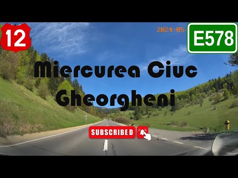 Miercurea Ciuc - Ciceu - Siculeni - Madaras - Sandominic - Izvoru Muresului - Valea Stramba DN12
