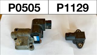P0505 P1129 - Surging Idle - How to replace Idle Air Control Valve and MAP Sensor