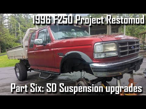 Superduty Shackle reversal (and other suspension mods) for our 96 F250