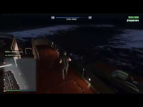 GTA V Online 0060 Kopfsprung aufs Boot