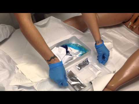 Birth Center catheter video