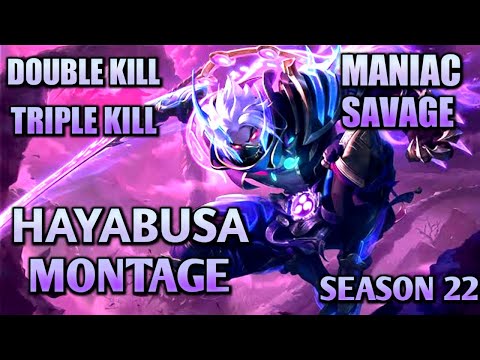 MANIAC/SAVAGE - HAYABUSA MONTAGE | FASTHAND FREESTYLE | PERFECT COMBO | RANK HIGHLIGHTS | SEASON 22