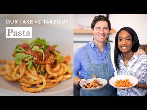 Jon & Vinny's Puttanesca Recipe At Home - Our Take Vs. Takeout | Goop