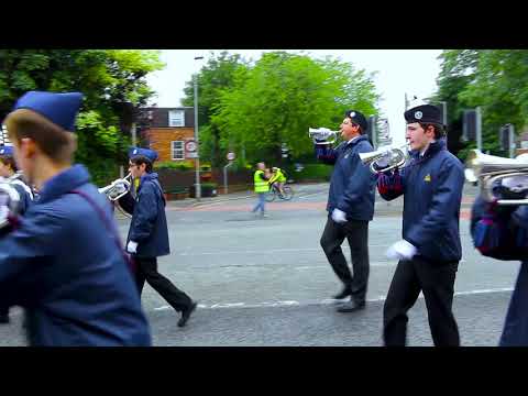 5th Manchester Boys Brigade band at Didsbury festival 2018