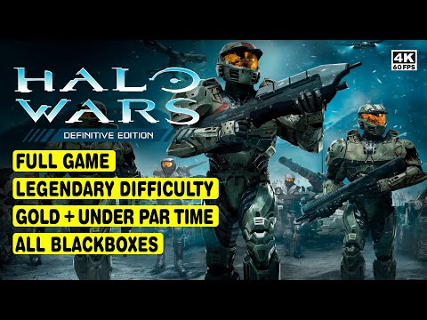 HALO WARS • FULL GAME • LEGENDARY GOLD WALKTHROUGH • 4K 60 FPS