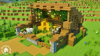 【マインクラフト】小さい動物小屋の作り方【Minecraft/マイクラ建築講座】