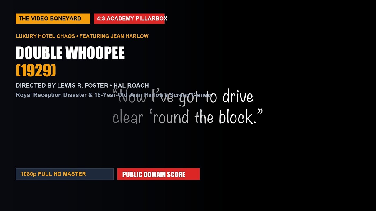 Double Whoopee Poster