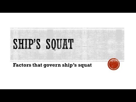 What is Squat and the factors that govern it - Ship Handling