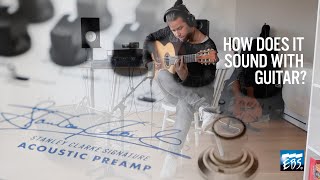 Video thumbnail for Guitarist Robert 'Robi' Svärd on the EBS Stanley Clarke Acoustic Preamp by EBSSweden