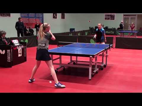 MOSCOW CHAMPIONSHIPS BERESNEVA - GORDEEVA FINAL DAY #tabletennis #настольныйтеннис