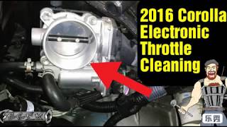 2014 - 2019 TOYOTA COROLLA 1.8L ELECTRONIC THROTTLE CLEANING TUTORIAL 2014 2015 2016 2017 2018 2019