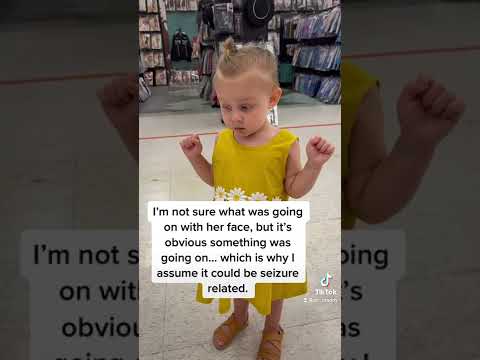 Possible absence seizure/ seizure activity. #seizures #toddler #autism