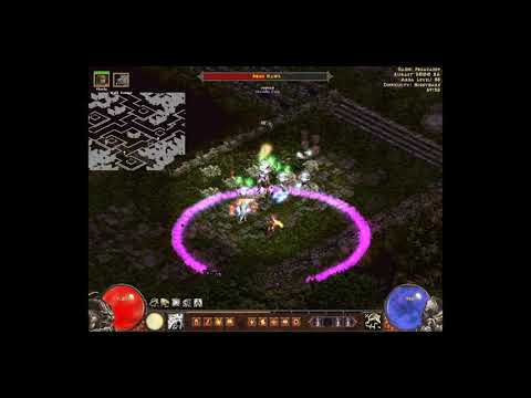 Diablo II Median XL 1.6 Barbarian Hardcore gameplay Mephisto and Ennead Challenge