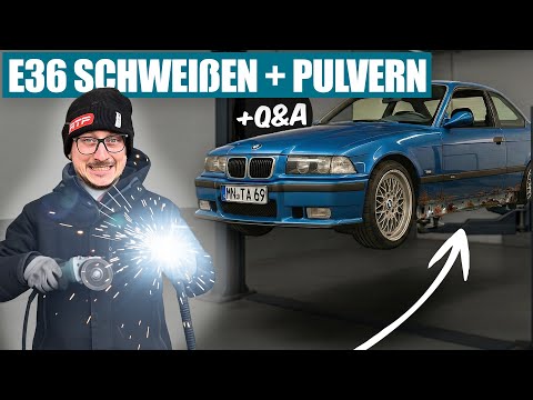Weiter geht's mit Schweißen & Pulvern am E36 Coupé! +Q&A