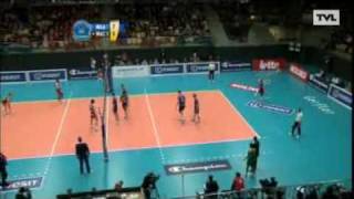 preview picture of video 'Noliko MAASEIK vs Lube Banca Marche MACERATA (ITA) Champions League Volleyball'