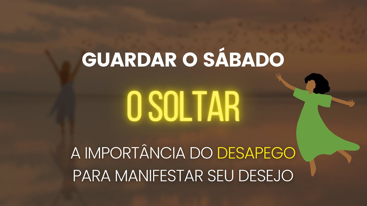 NÃO SE PREOCUPE! Solta que Vem 🙌🦋 | Guardar o Sábado - Palestra de Neville Goddard