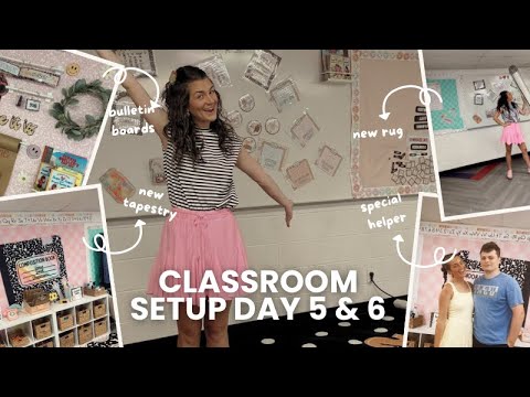 ✨ Classroom Setup Day 5 & 6 | New Rug, Hydration Station + Meet the Teacher Prep!