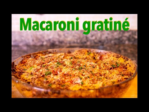 Men resèt MACARONI GRATINÉ nou t ap mande m la