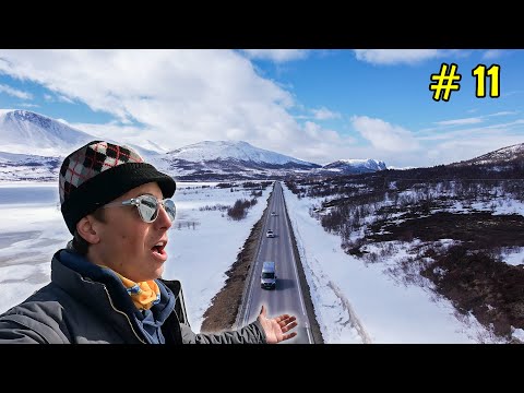 Driving back into Winter from Dombås to Trondheim