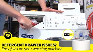 Detergent Drawer Problems in a Washing Machine (Diagnosis & Fixes!)