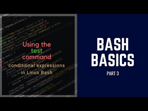 Linux Bash Scripting Basics Part 3 Test Command