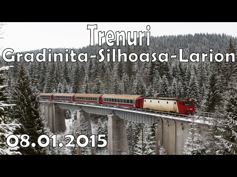 Trenuri zona Gradinita-Larion-Silhoasa - 08.01.2015 - misiunea 1