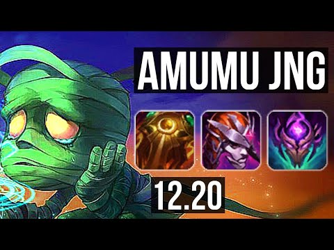 AMUMU vs FIDDLESTICKS (JNG) | 1100+ games, 8/3/15, 1.0M mastery | EUW Diamond | 12.20