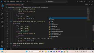 Python Calculator: Perimeter of a Parallelogram