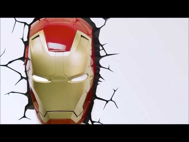 Vídeo relacionado con Lámpara Logo Marvel - Lámpara Oficial Disney, Modos de Luz, Decoración para Fans de Superhéroes