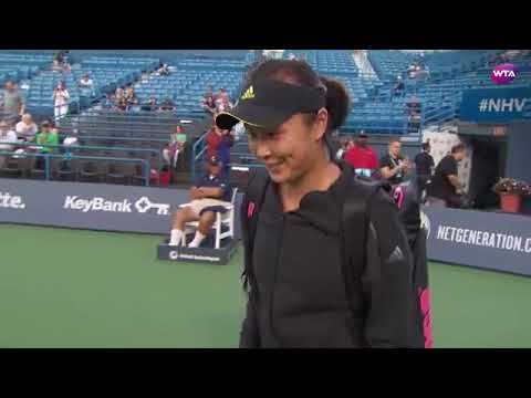 Angieszka Radwanska vs Peng Shuai Connecticut Open QuarterFinals 2017