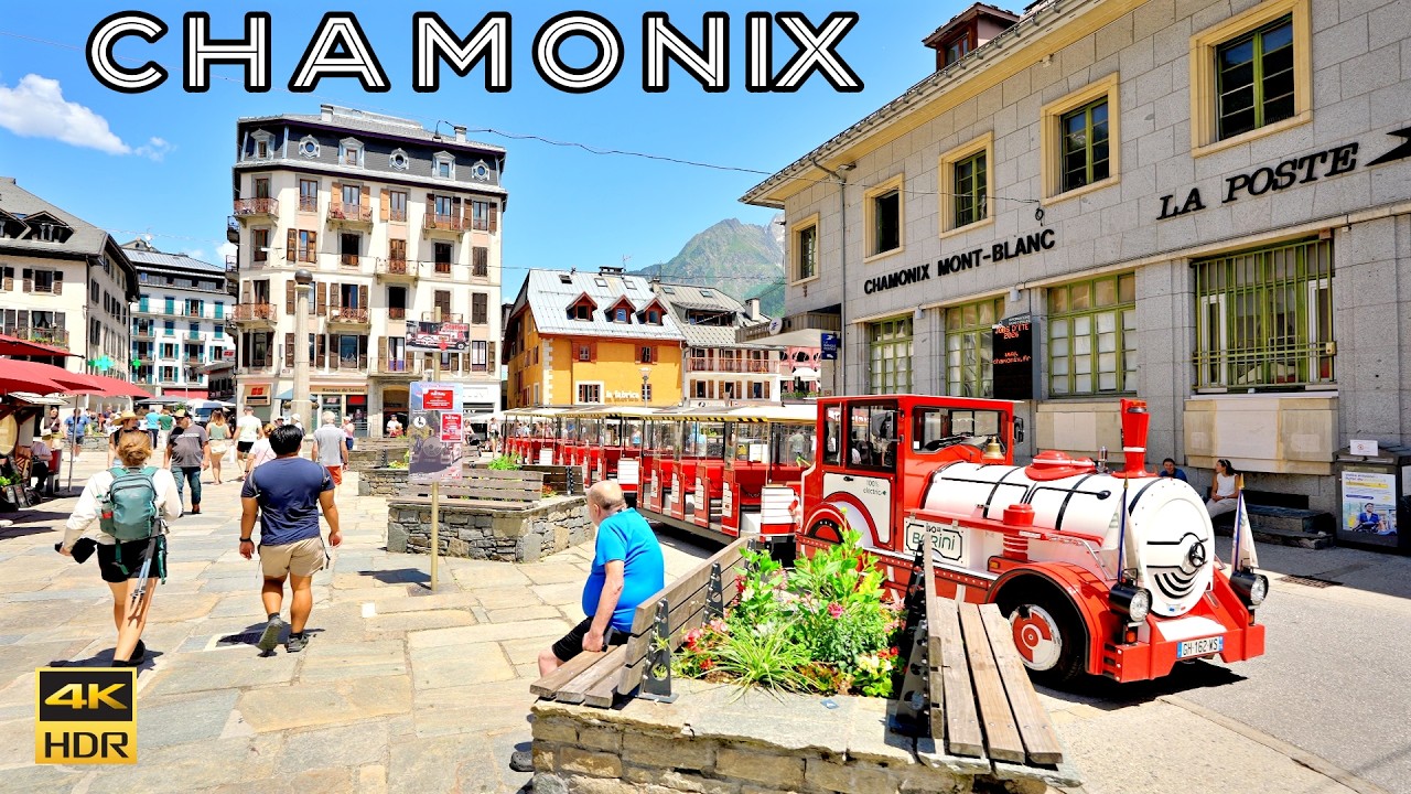 Chamonix Mont-Blanc 🇫🇷 The jewel of the French Alps 4k 60 fps