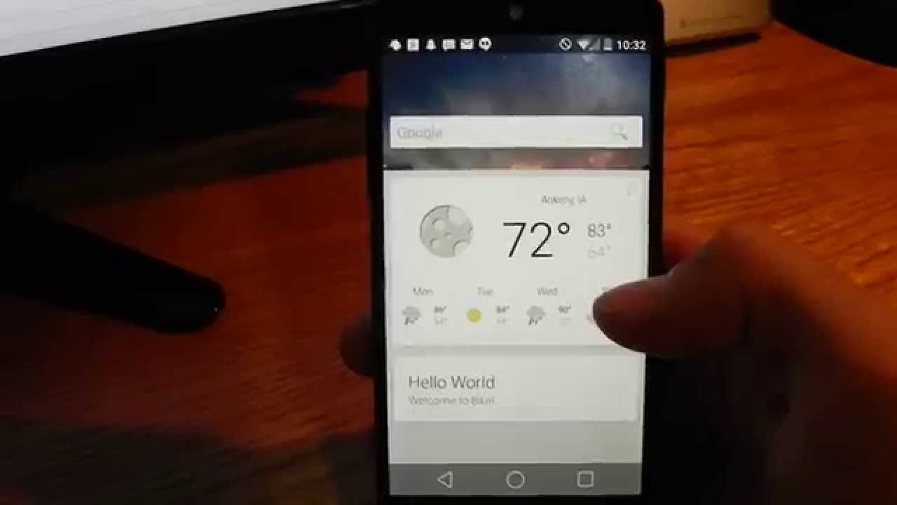 Blur - A Launcher Replacement - YouTube