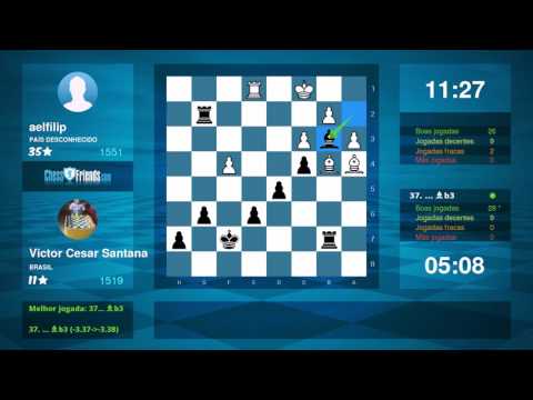 Chess Game Analysis: aelfilip - Victor Cesar Santana : 0-1 (By ChessFriends.com)