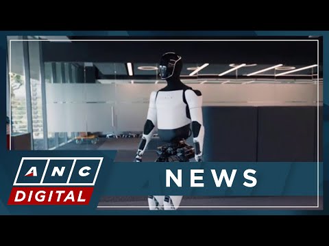 特斯拉在 2024 年上海世界人工智能大會上首次推出第二代仿人機器人 "擎天柱" | ANC (Tesla debuts second-gen humanoid robot 'Optimus' at 2024 World AI Conference in Shanghai | ANC)