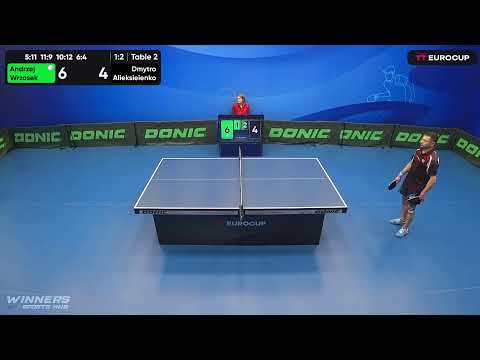11:10 Andrzej Wrzosek 1:3 Dmytro Alieksieienko 11.05.2023 | TT Euro.Cup Poland Master.