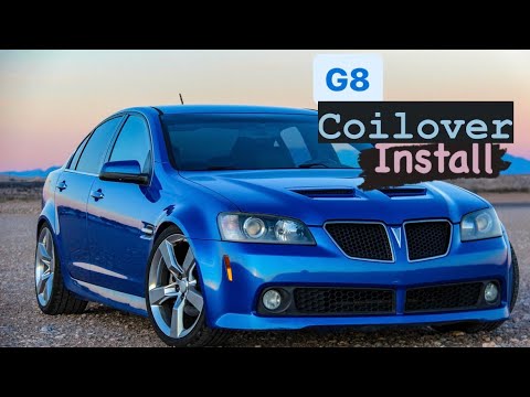 Lowering a Pontiac G8 GT with Megan Racing Coilovers