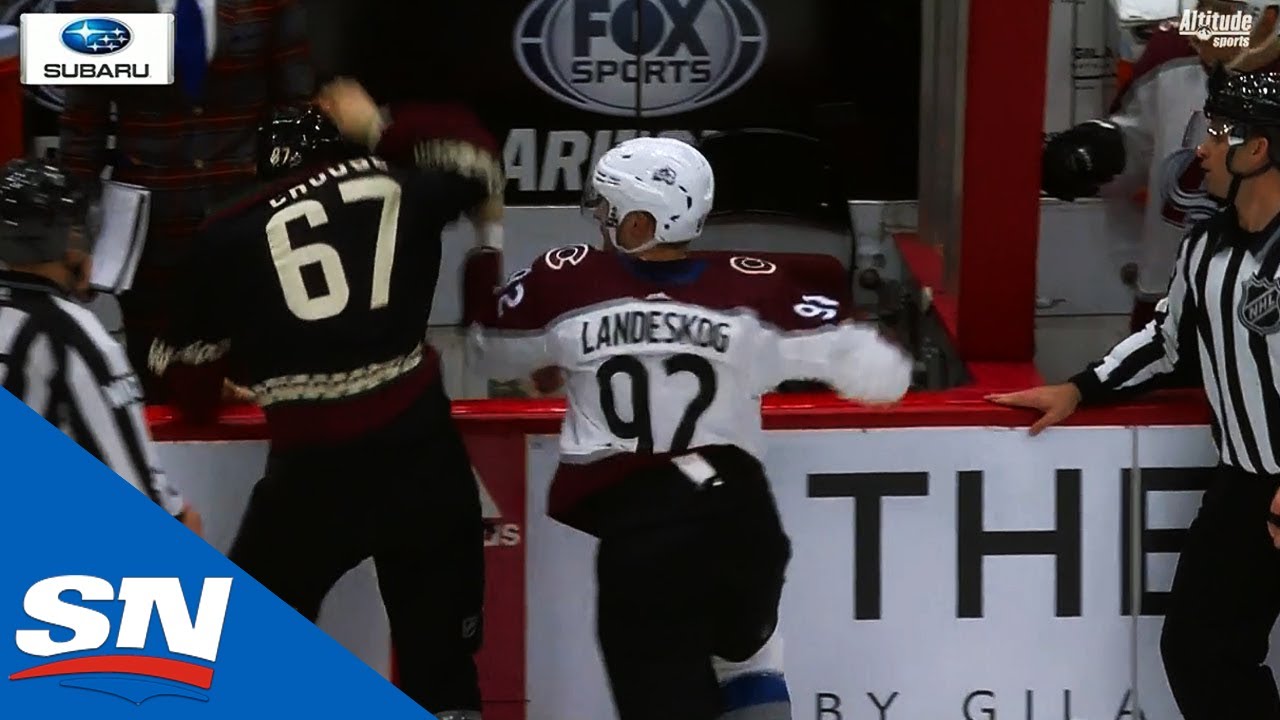 Vidéo: Gabriel Landeskog l'a DÉTRUIT à COUP de DROITE dans la FACE!!!!!!!