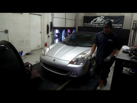 ZZW30 MR2 Spyder 1ZZ-FED I/H/E dyno pull (1st pull)