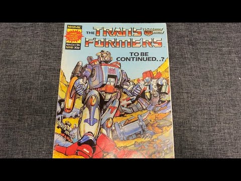 Transformers generation one issue 81 Marvel UK comic complete collection. G1 exclusive artwork story