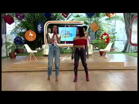 Liriany e Bucherry no A tarde é nossa TV zimbo