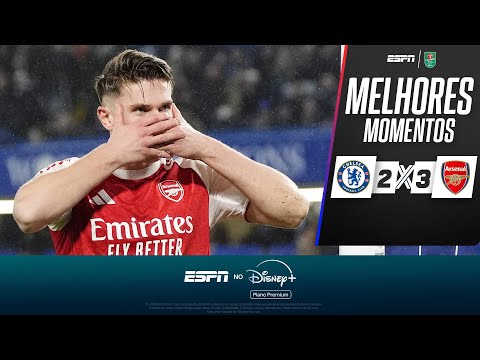Gols e lances de Chelsea x Arsenal