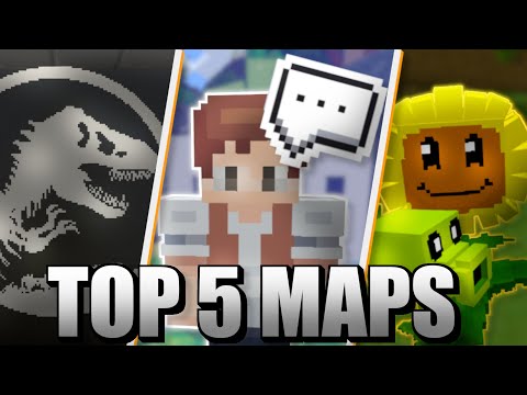 Exclusive: Top 5 Maps in MCPE 1.18! Best MCPE 2022!