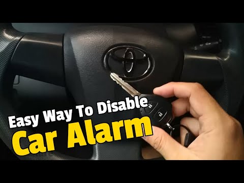 Easy Way To Disable Car Alarm | Paano patigilin ang alarm ng kotse | TOYOTA VIOS TOYOTA YARIS