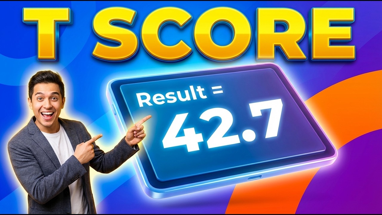 T Score Interactive Calculator