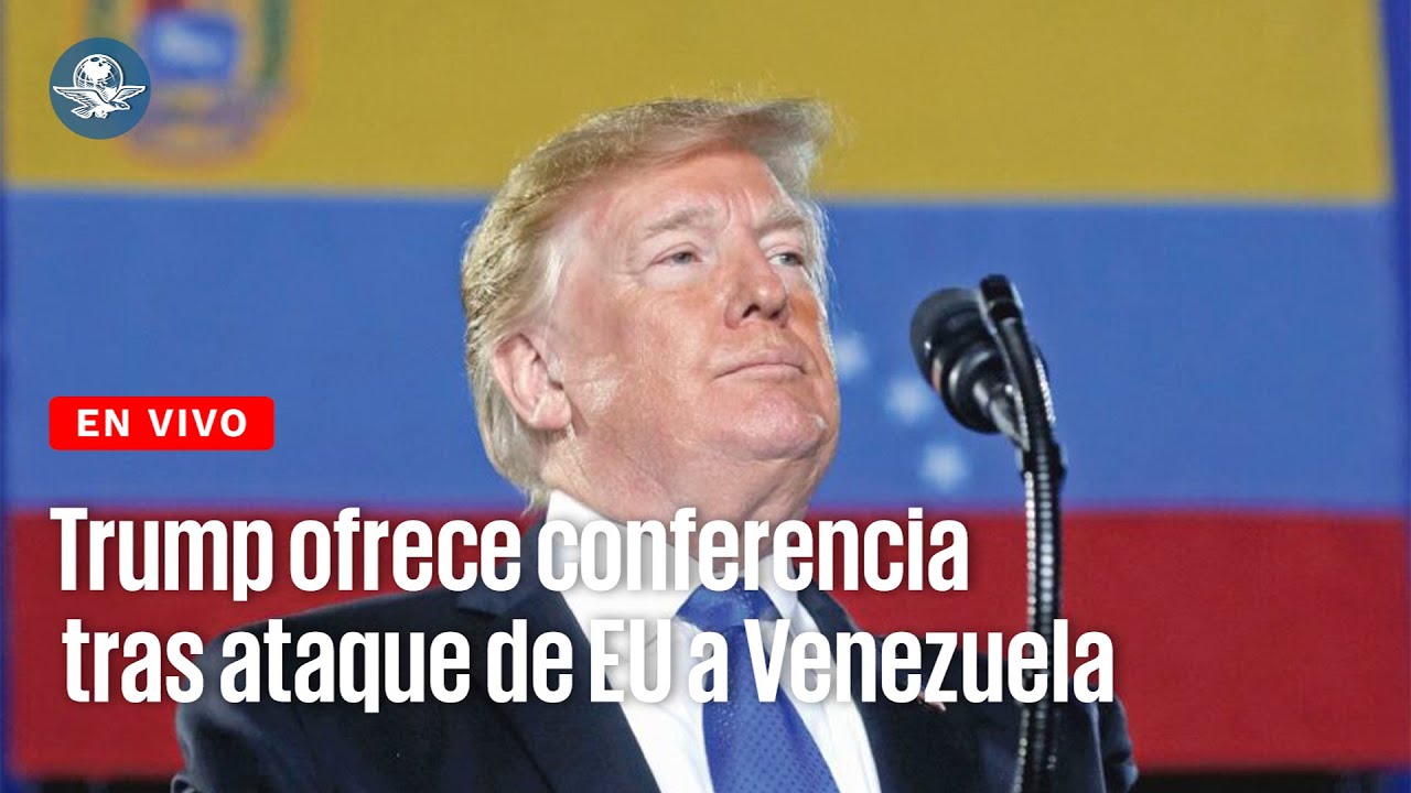 Donald Trump ofrece conferencia tras ataque de EU a Venezuela y captura de Maduro
